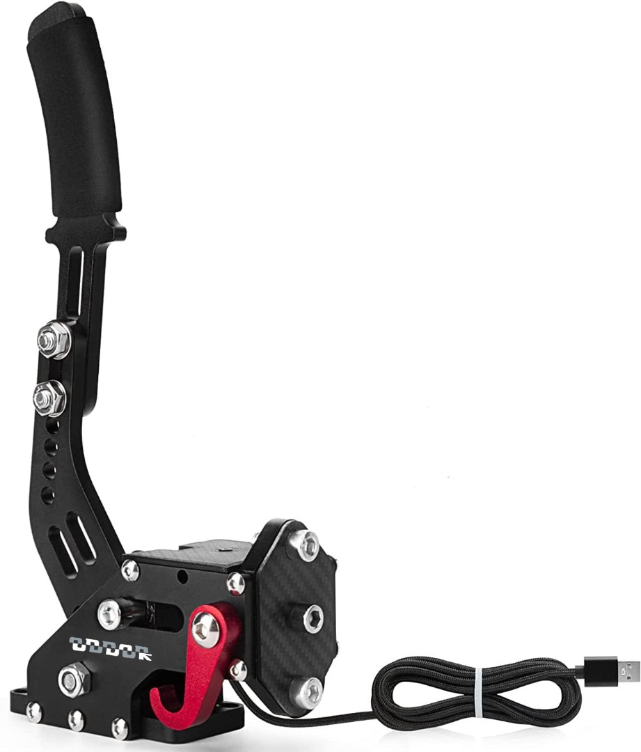 thumbnail image 2 of USB Handbrake For Racing Games - Compatible With PS4/PS5/PC & Logitech G29 Wheel 2 of 14