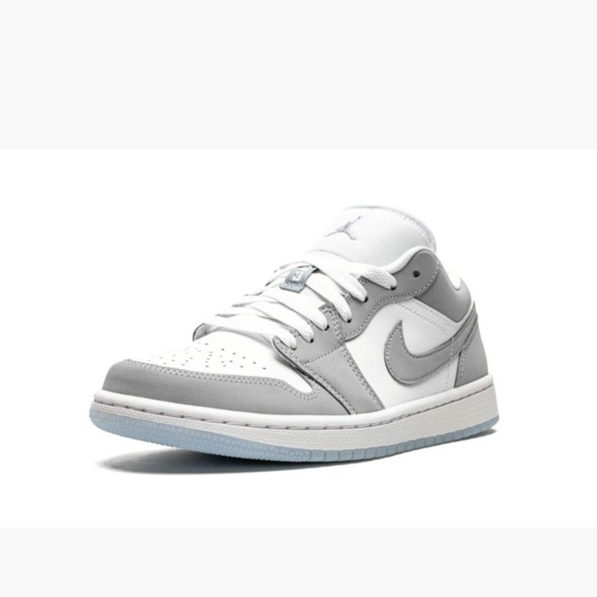 gigiwiththatbeat air jordan 1 low white wolf grey