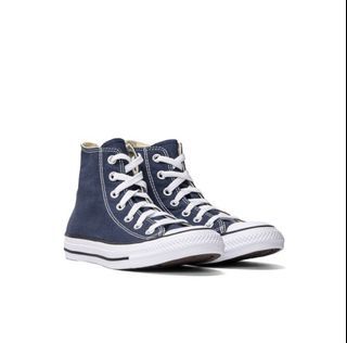 All star converse 深藍高筒鞋