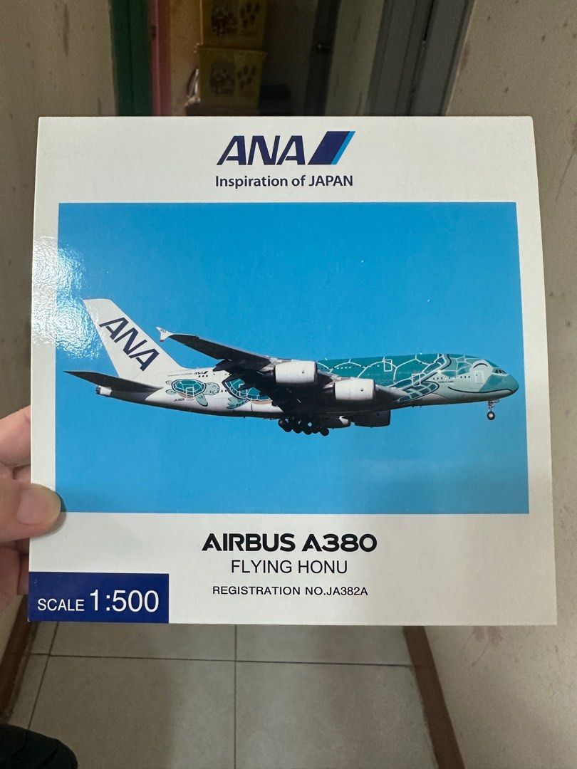 遊戲類-　1:500飛機模型,　A380　ANA　Carousell　興趣及遊戲,　玩具