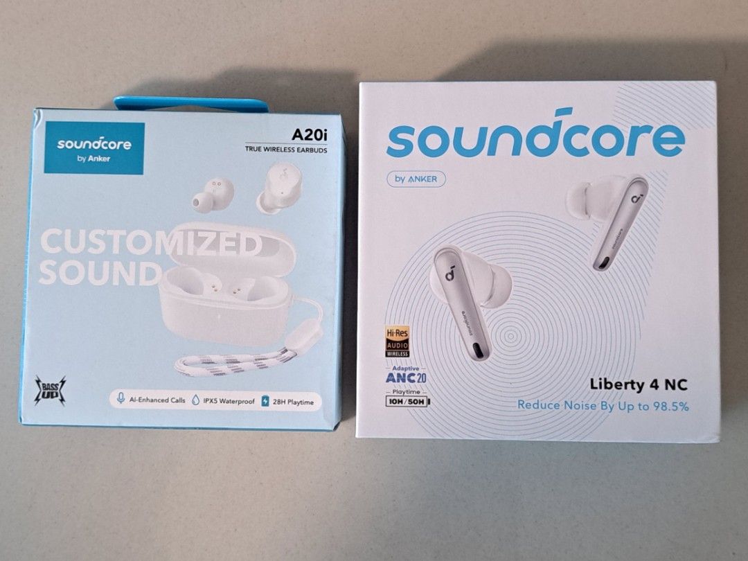 バイヤー厳選用品 Liberty 箱無しの場合300円引】soundcore 4 ホワイト（Anker NC イヤホン