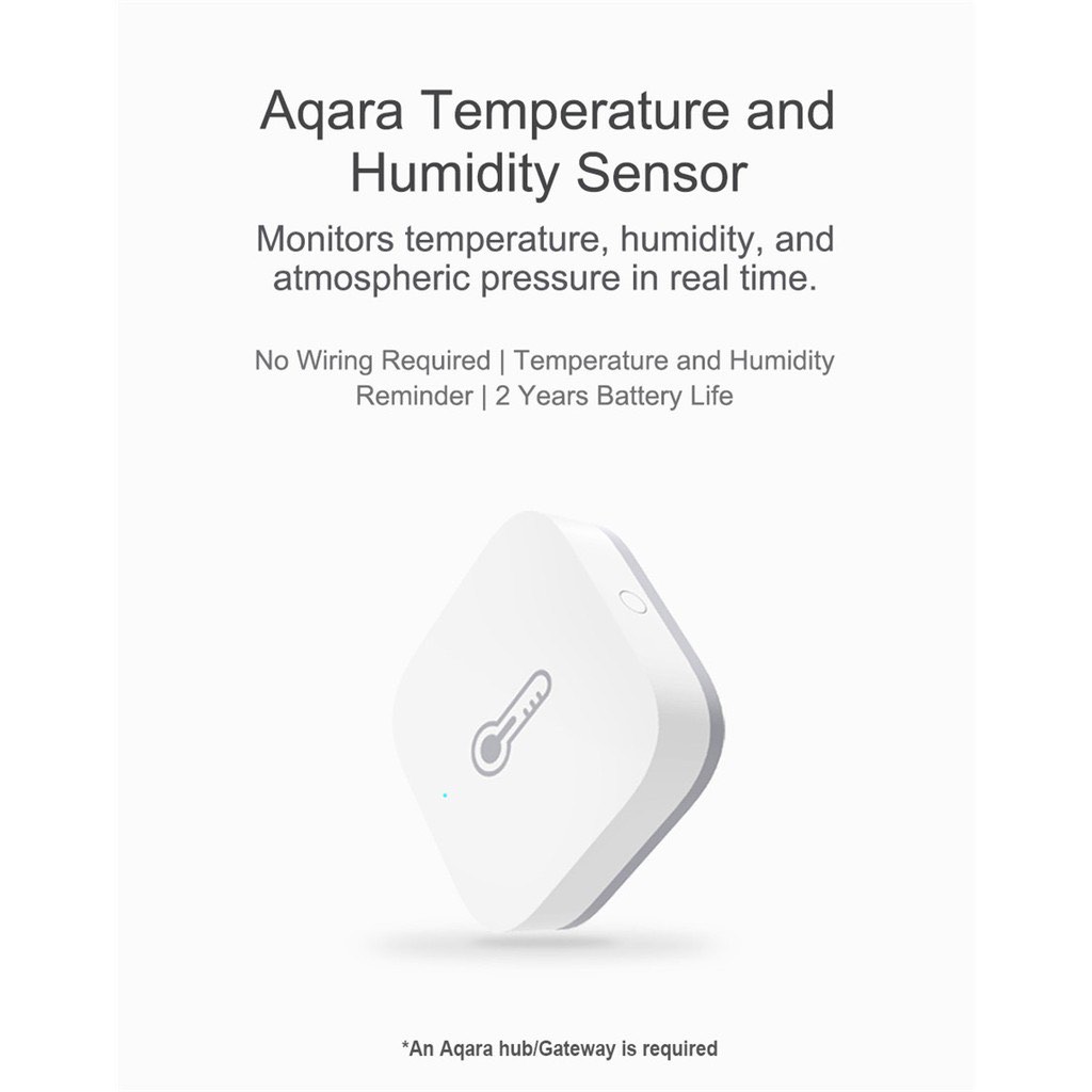 Aqara Temperature Sensor Smart Air Pressure Humidity Environment Sensor