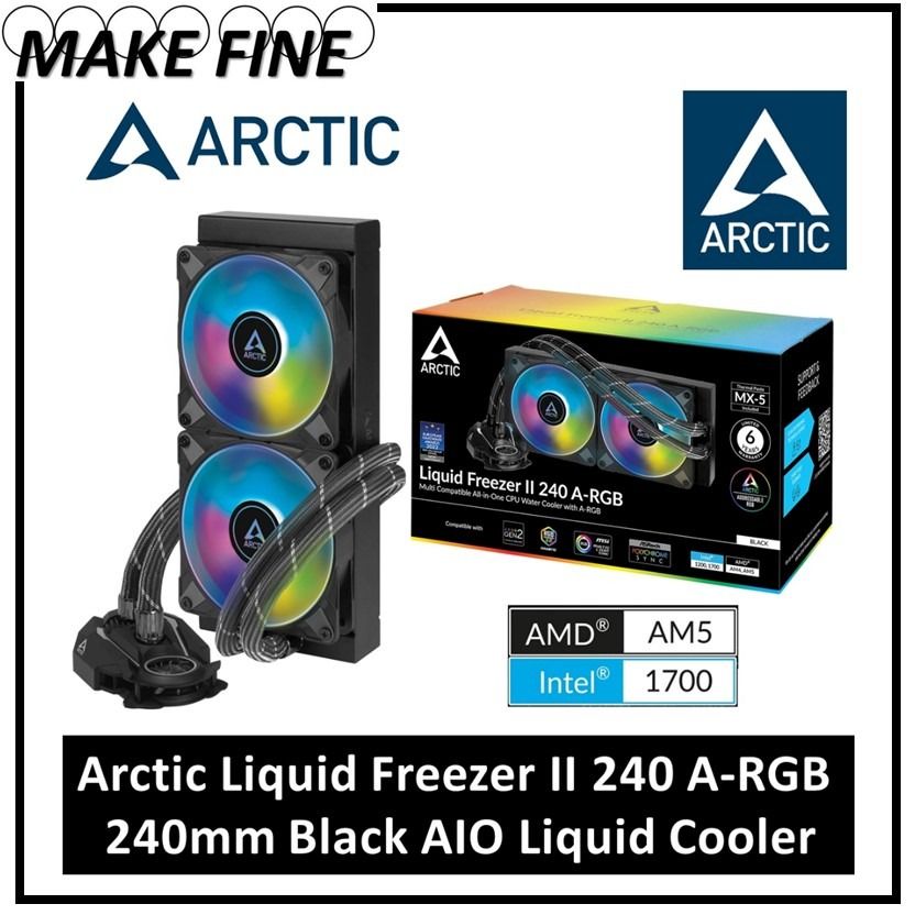ARCTIC Liquid Freezer II 240 A-RGB - Multi-Compatible All-in-one