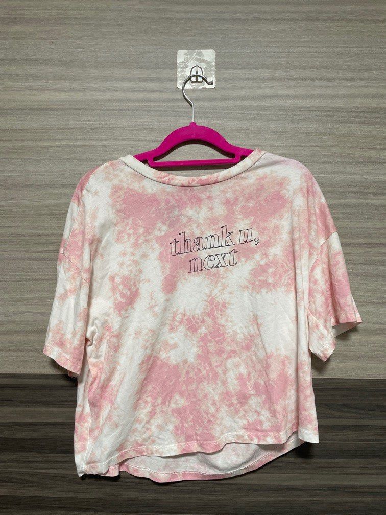 H M Ariana Grande Thank U Next oversized shirt Women s Fashion