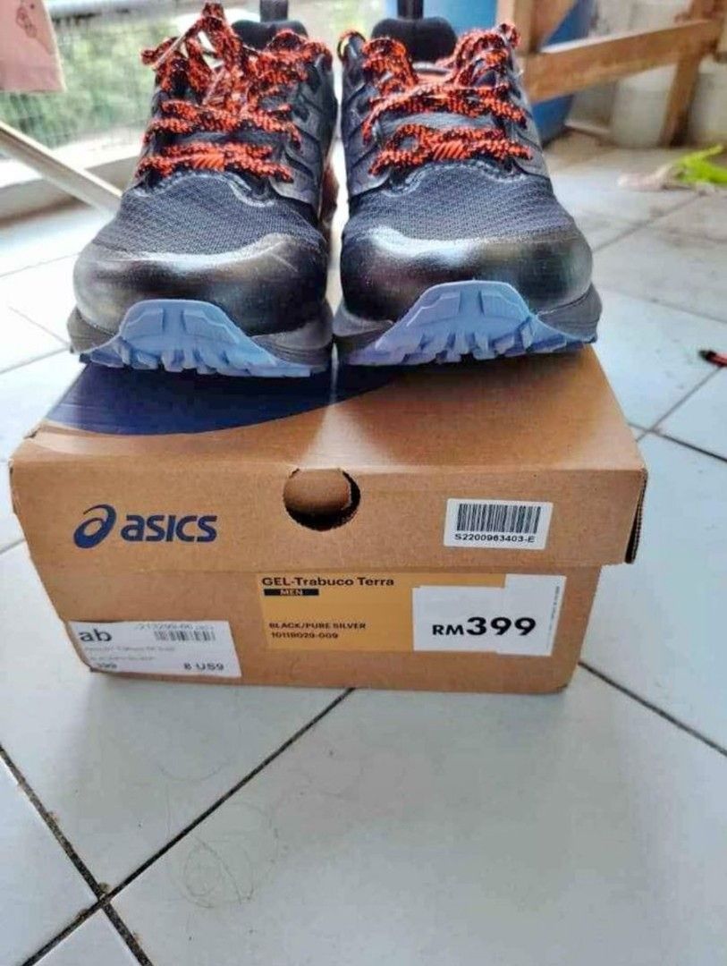 Asics GEL Trabuco Terra Mens Trail Running Shoes Like New UK8 US9