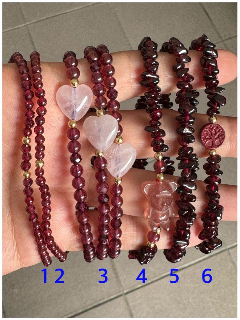 Garnet bracelet price from RM10