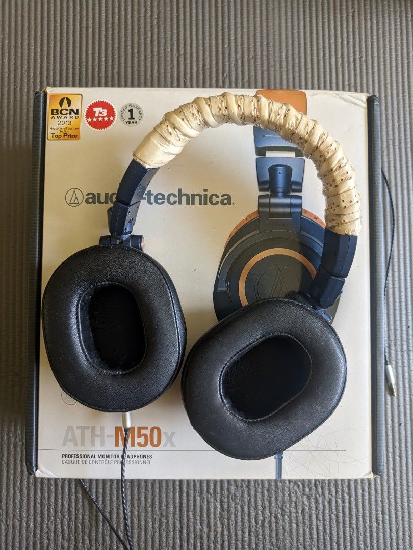 ATH-M50x Blue Limited Color, Audio, Headphones & Headsets on Carousell