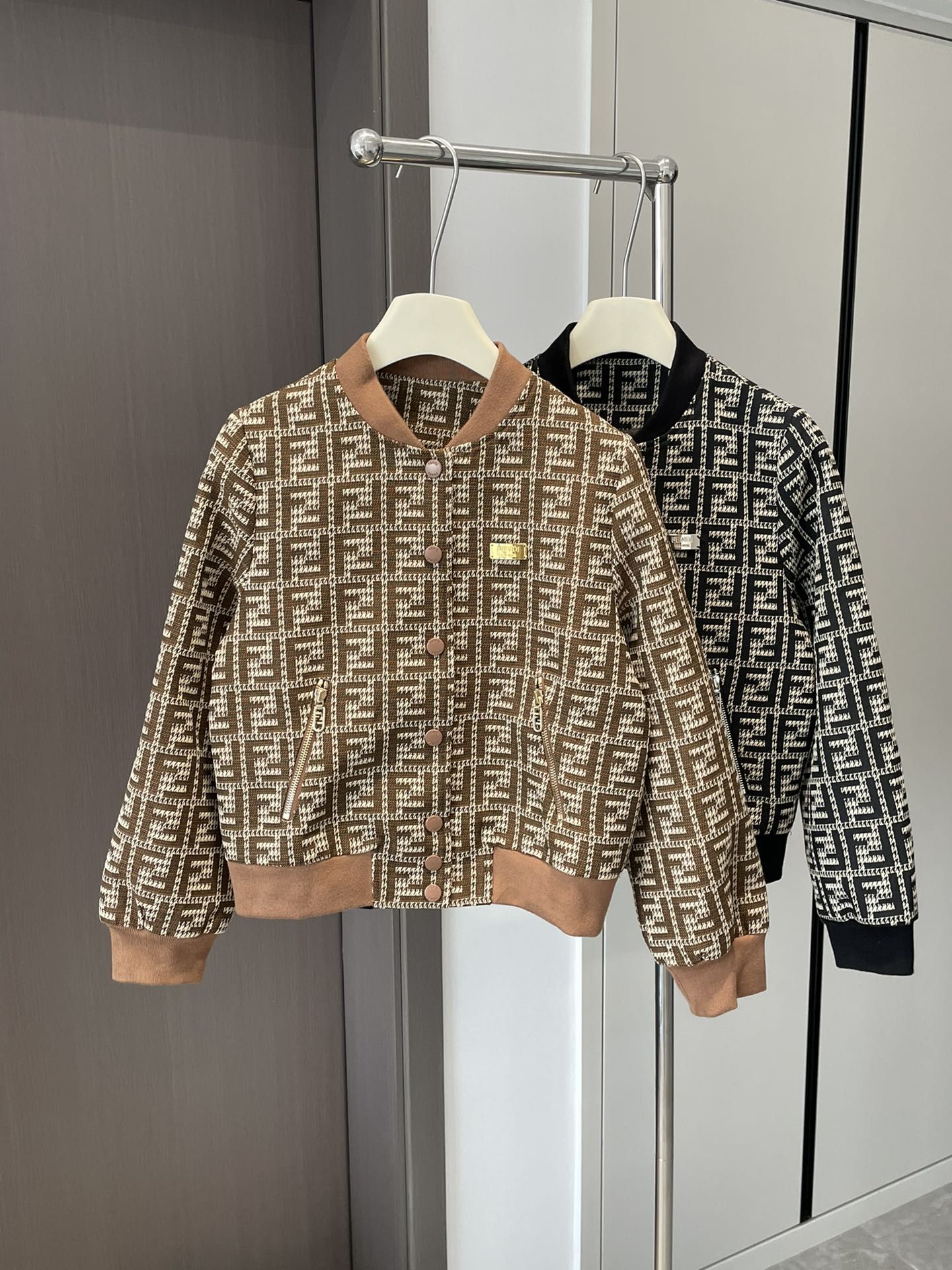 Fendi baseball jacket discount