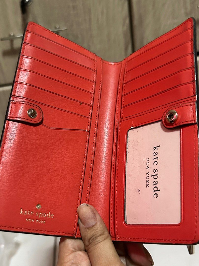 Authentic Kate Spade long wallet Women s Fashion Bags Wallets Wallets Card holders on Carousell