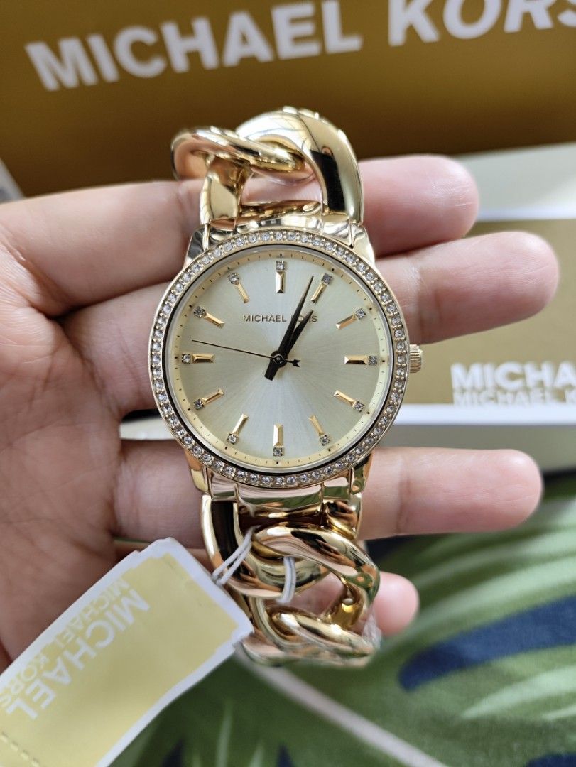 Mk twist chain watch on sale