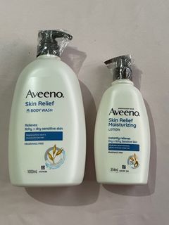 AVEENO SKIN RELIEF Body wash (1L) and Lotion (354ml)
