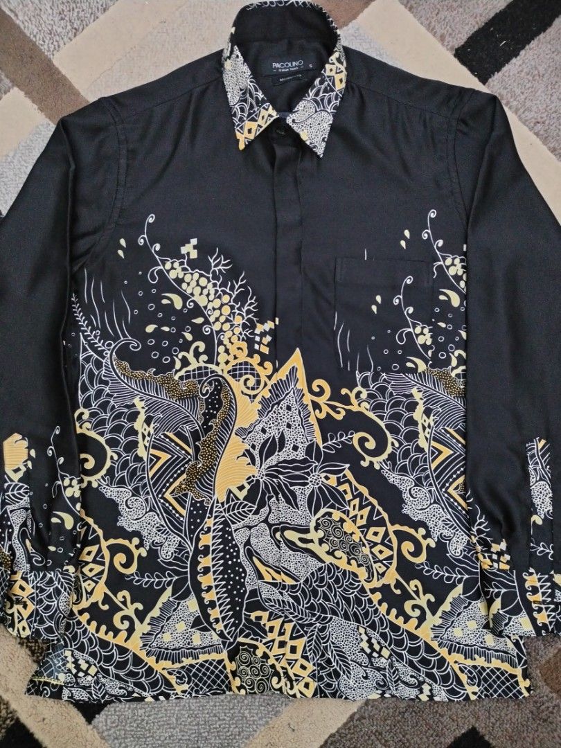Baju Batik Lelaki Slim Fit Women s Fashion Activewear on Carousell