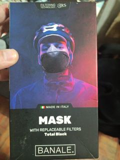 Banale Total Mask N95  Black Unisex 1 mask 1 filter