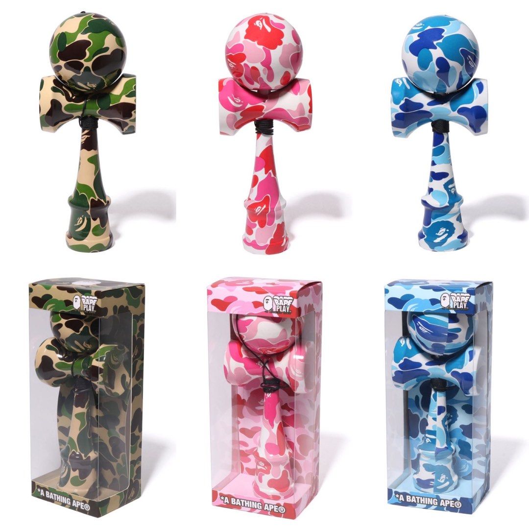 A BATHING APE - A BATHING APE BAPE ABC CAMO KENDAMA ケンダマ A Bathing Ape ABC Camo Kendama blue