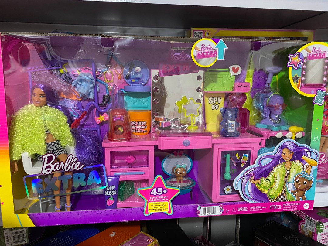 Barbie Extra Vanity Set, Hobbies & Toys, Toys & Games on Carousell