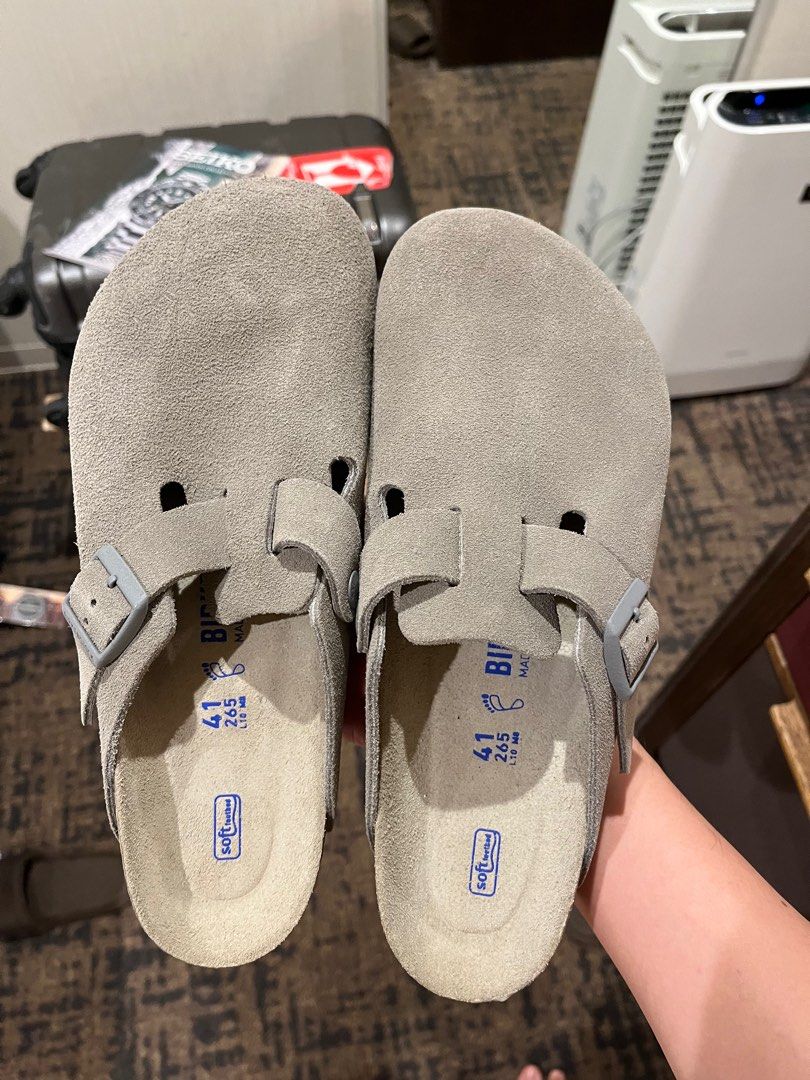 Birkenstock Boston suede size 41 Men s Fashion Footwear