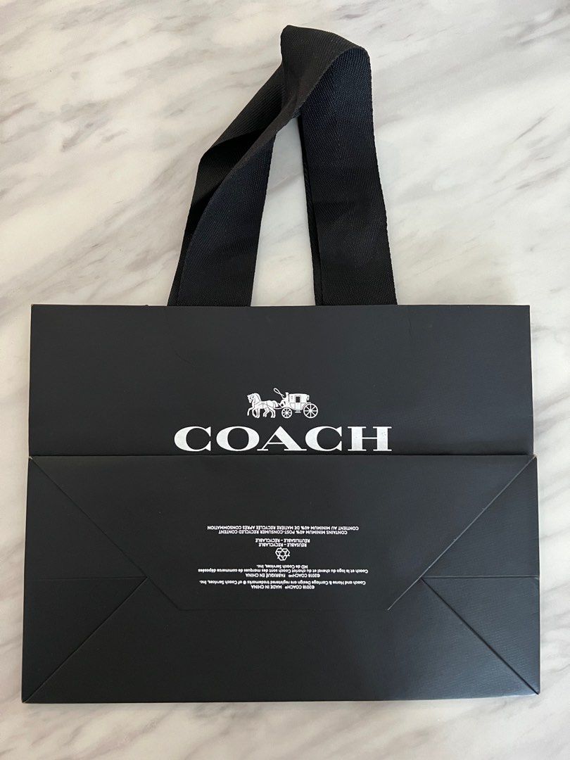 Coach paper bag 2018 hotsell