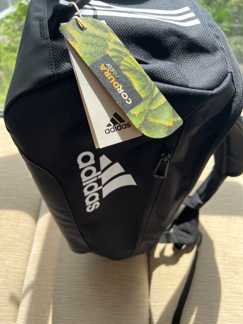 BN Adidas Black 35L Duffel Bag Men s Fashion Bags Backpacks on