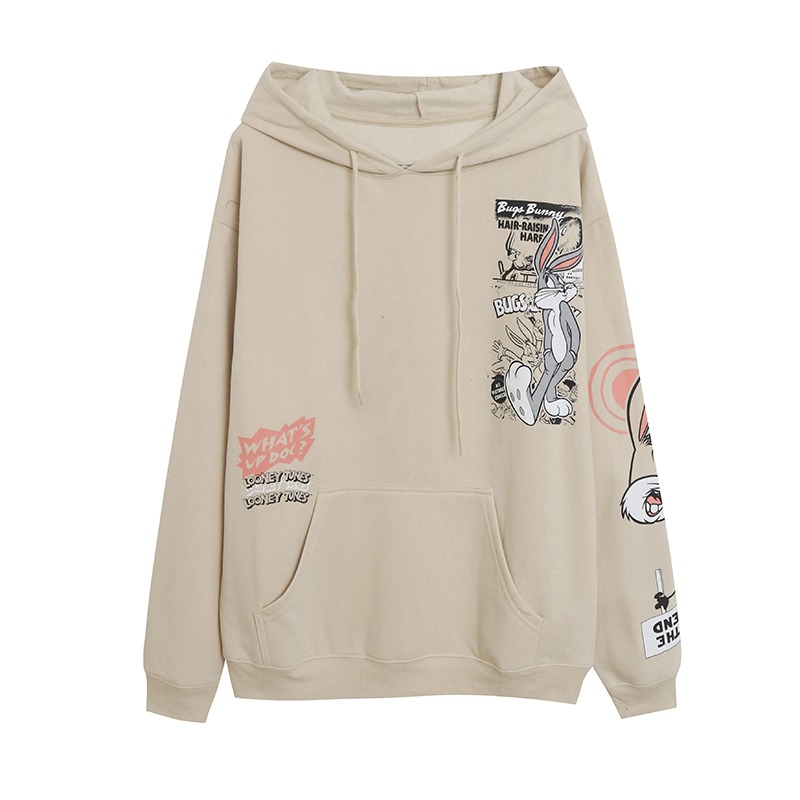 BN L Male Men Unisex Women Female Beige Bugs Bunny Looney Tunes
