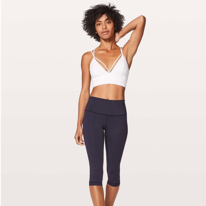 Lululemon Pushing Limits Bra White size 6, Women's Fashion, Activewear on  Carousell