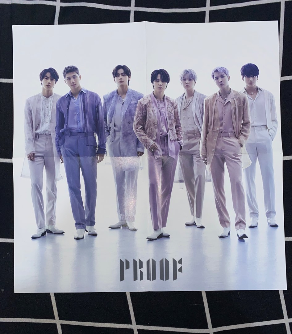 BTS proof compact poster, Hobbies & Toys, Memorabilia & Collectibles, K ...