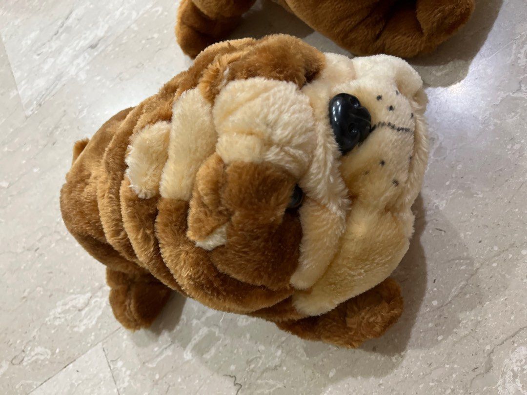 Bull Dogs Stuffed toys, Hobbies & Toys, Toys & Games on Carousell