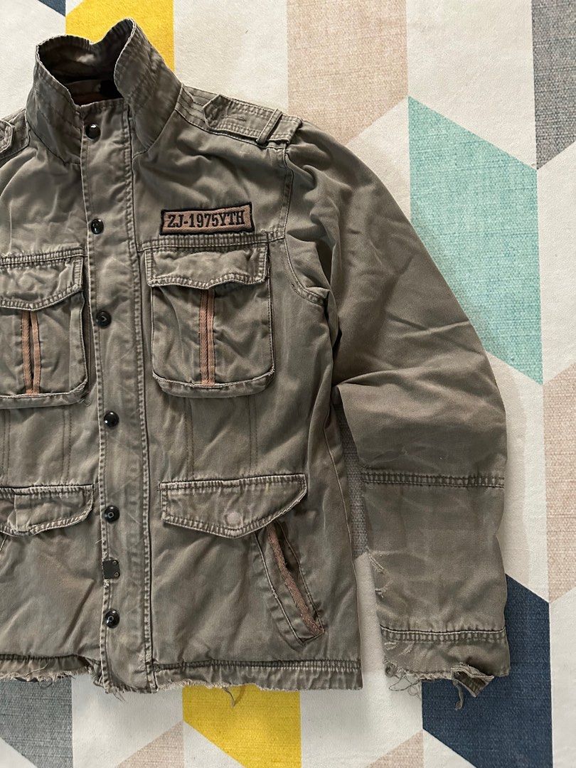 Zara sale army jacket