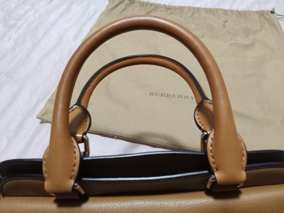 Burberry Brit grainy canvas check medium Harcourt tote