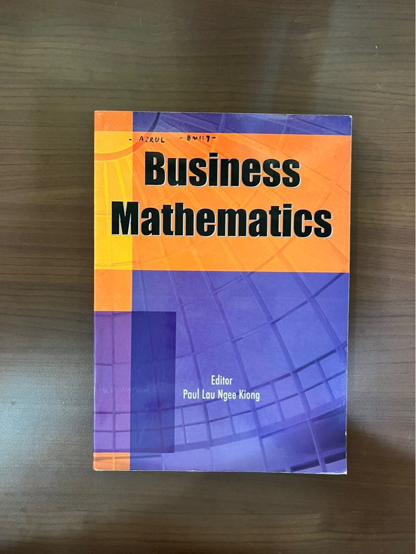 Business Mathematics, Hobbies & Toys, Books & Magazines, Textbooks on