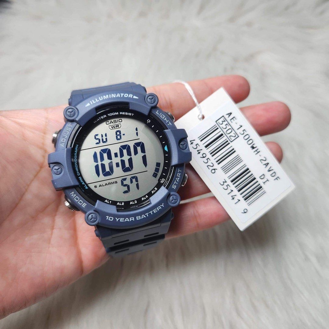 CASIO AE-1500WH-2A, Men's Fashion, Watches & Accessories, Watches on ...