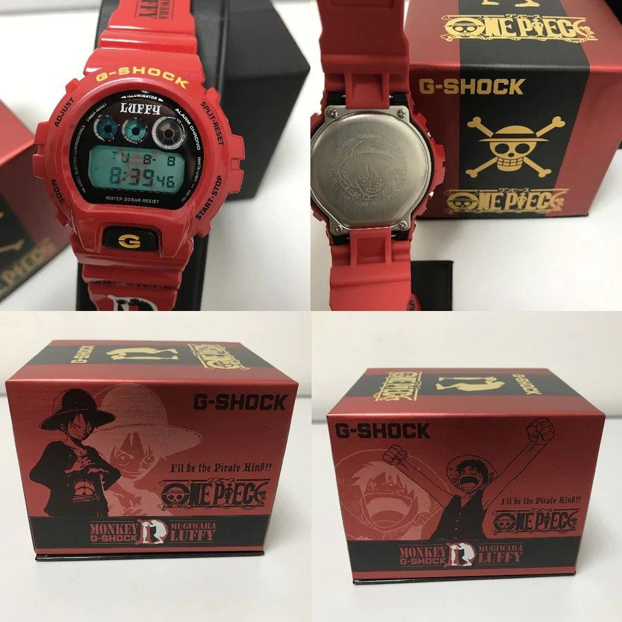 Casio G Shock x ONE PIECE DW 6900FS RED LIMITED EDITION