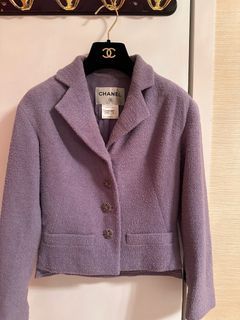 chanel tweed coat vintage