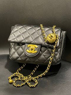 Best Quality 1:1 Mirror Chanel 22 Handbag in Grey Calfskin & Gold