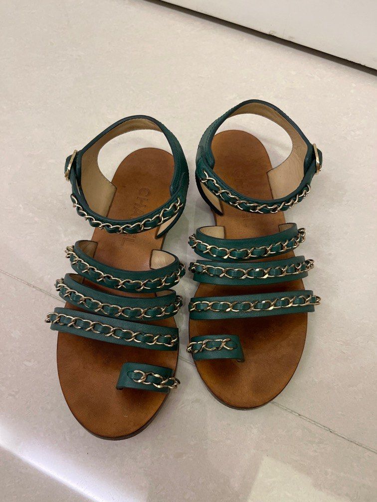 Chanel colorful on sale sandals