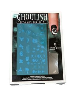 China Glaze Nail Art Ghoulish Stamping Kit