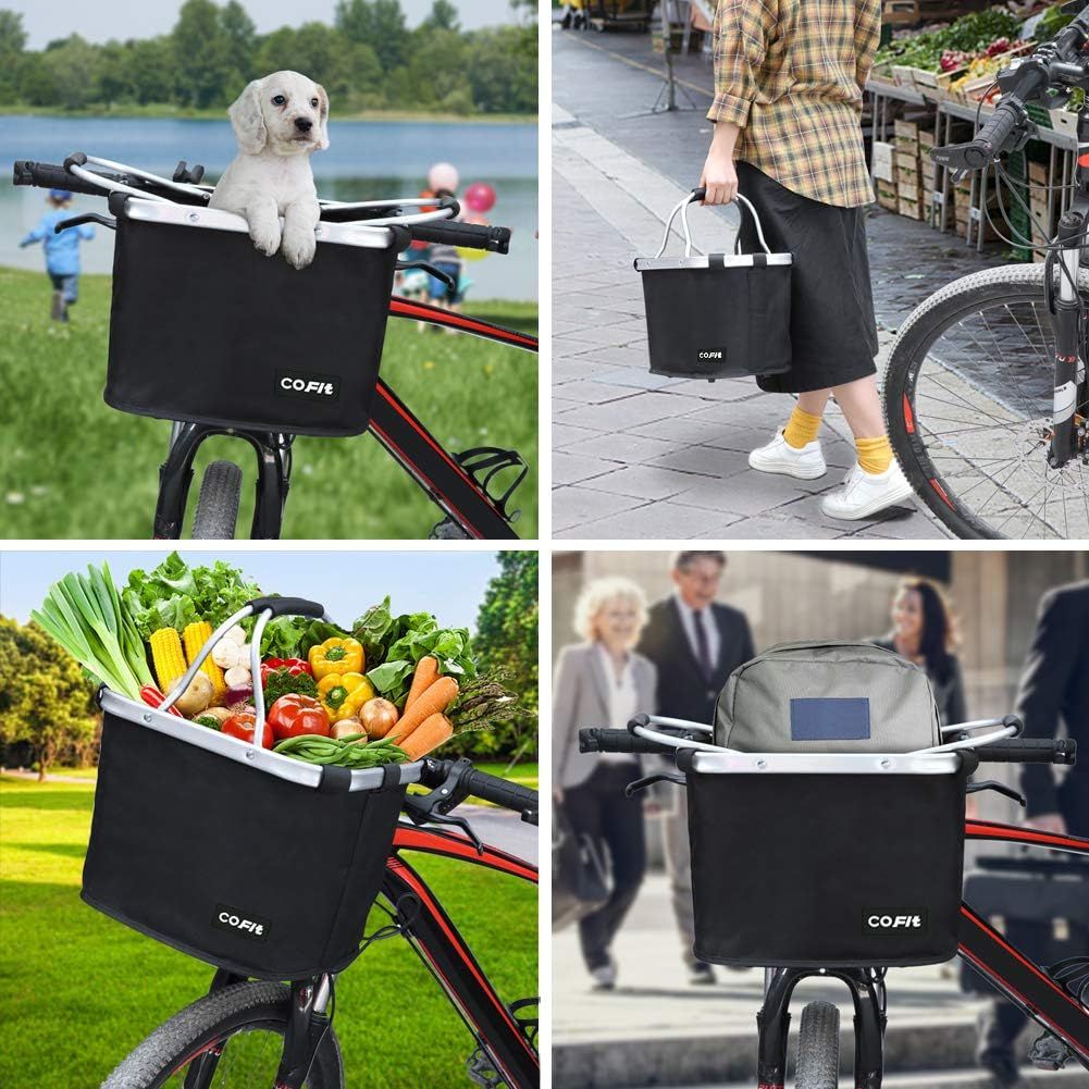 COFIT Detachable Bike Basket Multi Purpose Bicycle Handlebar Basket for Pet Shopping Commuter Camping and Outdoor Pet Supplies Homes Other Pet Accessories on Carousell