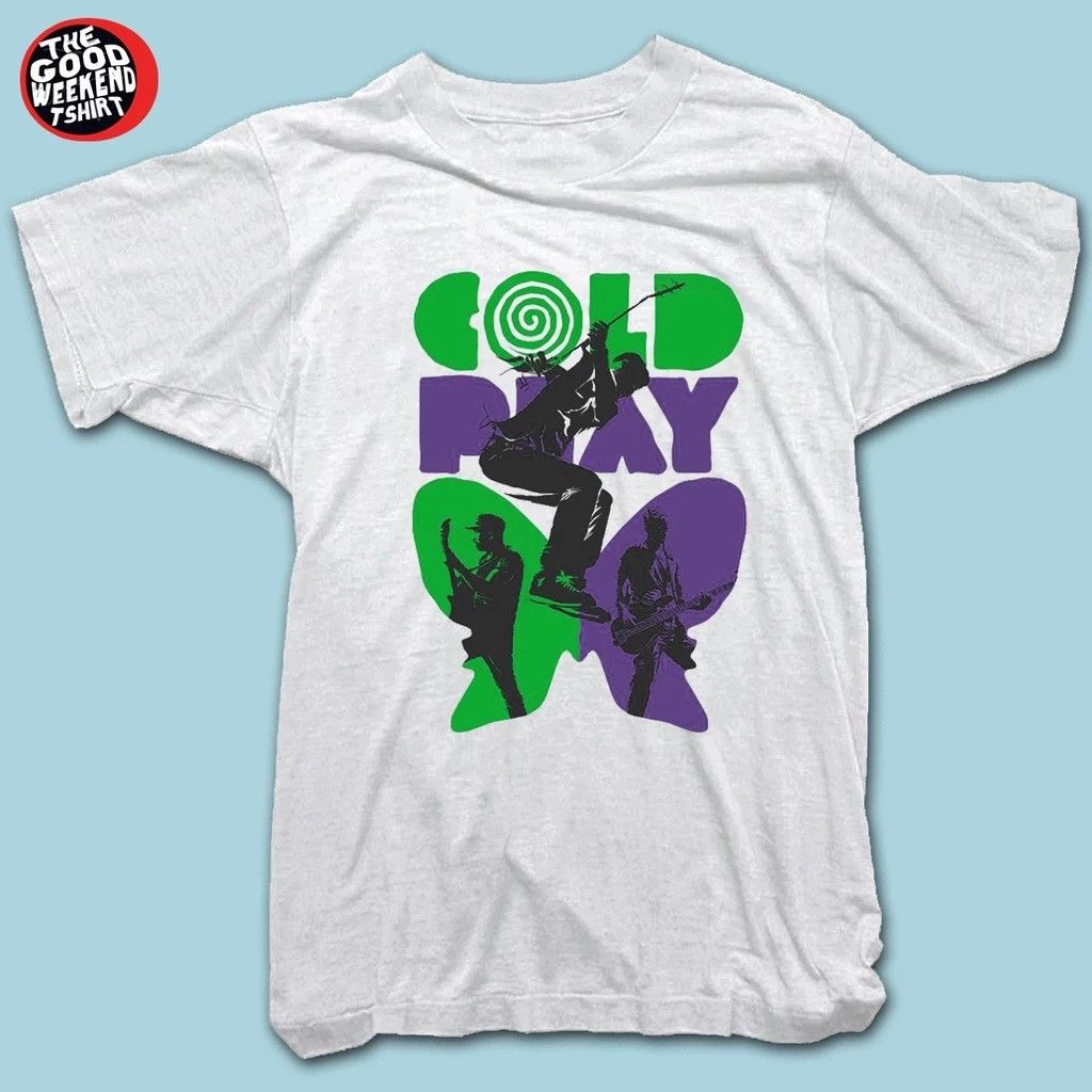 Coldplay Mylo Xyloto Sport T Shirt For Homme Crew Neck X-Large