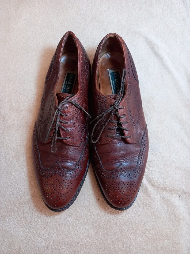 COLE HAAN Made in the USA Men s Leather Lace Up Dress Shoes