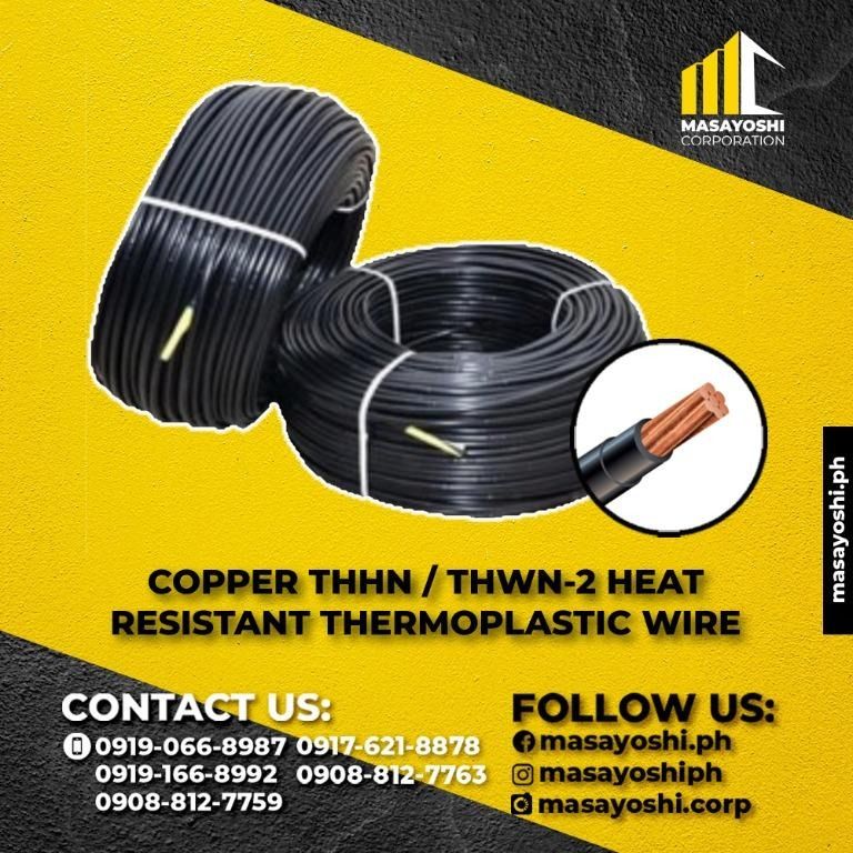 Copper THHN THWN2 Heat Resistant Thermoplastic Wire Electrical Wire