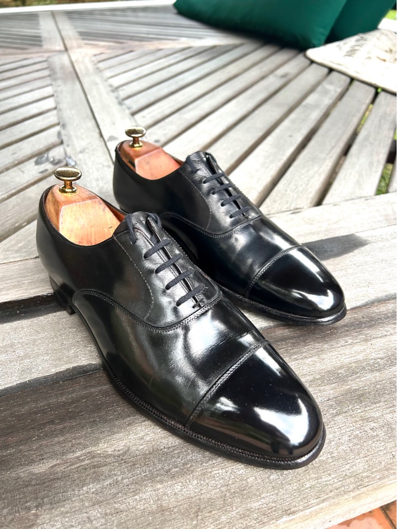 Black cap toe deals dress shoes