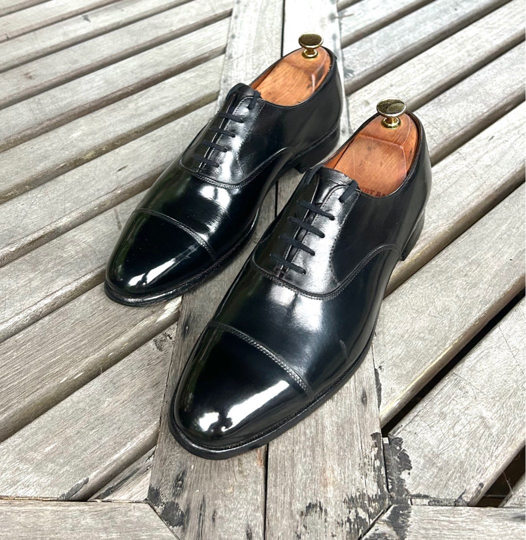 Mens black deals cap toe oxford
