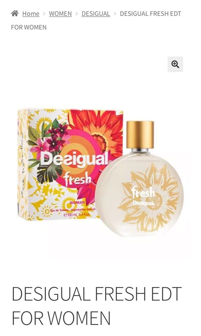 Fresh on sale desigual perfume