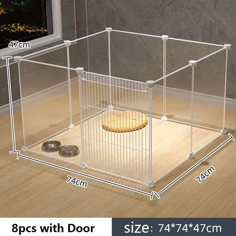 DIY Animal Cat Crate Cave Dog Fences Pet Playpen Multifunctional