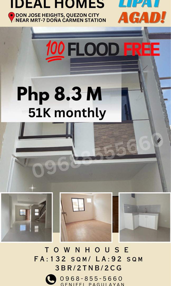 Don Jose Heights Commonwealth Quezon City House n' Lot For Sale