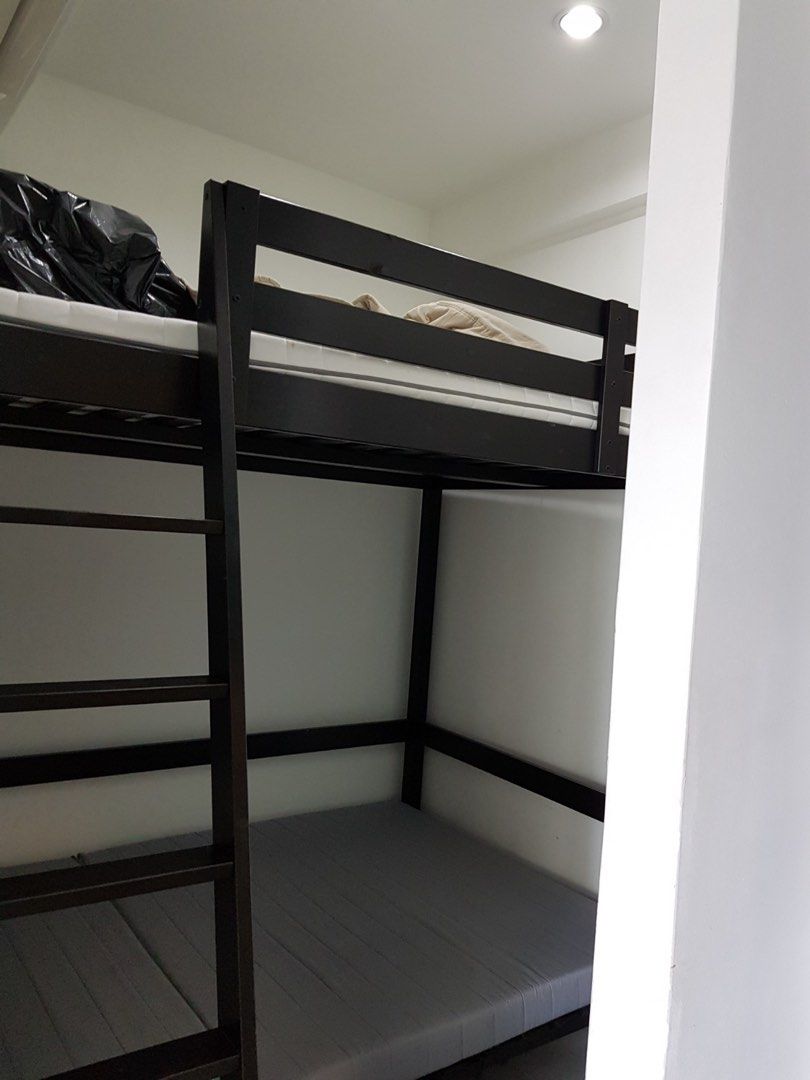 Double decker queen size frame + bed, Furniture & Home Living