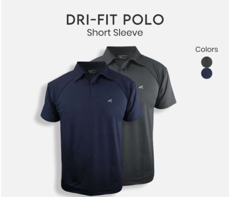 HF Apparel DRI FIT Raglan Polo Tee ULTRA COOLING