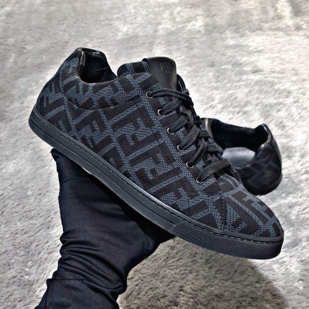 Fendi ff logo new arrivals sneakers