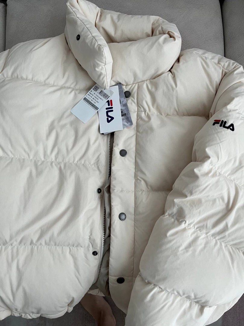 White fila new arrivals coat