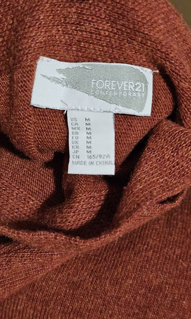 Forever 21 sweater jumper tunic Women s Fashion Tops