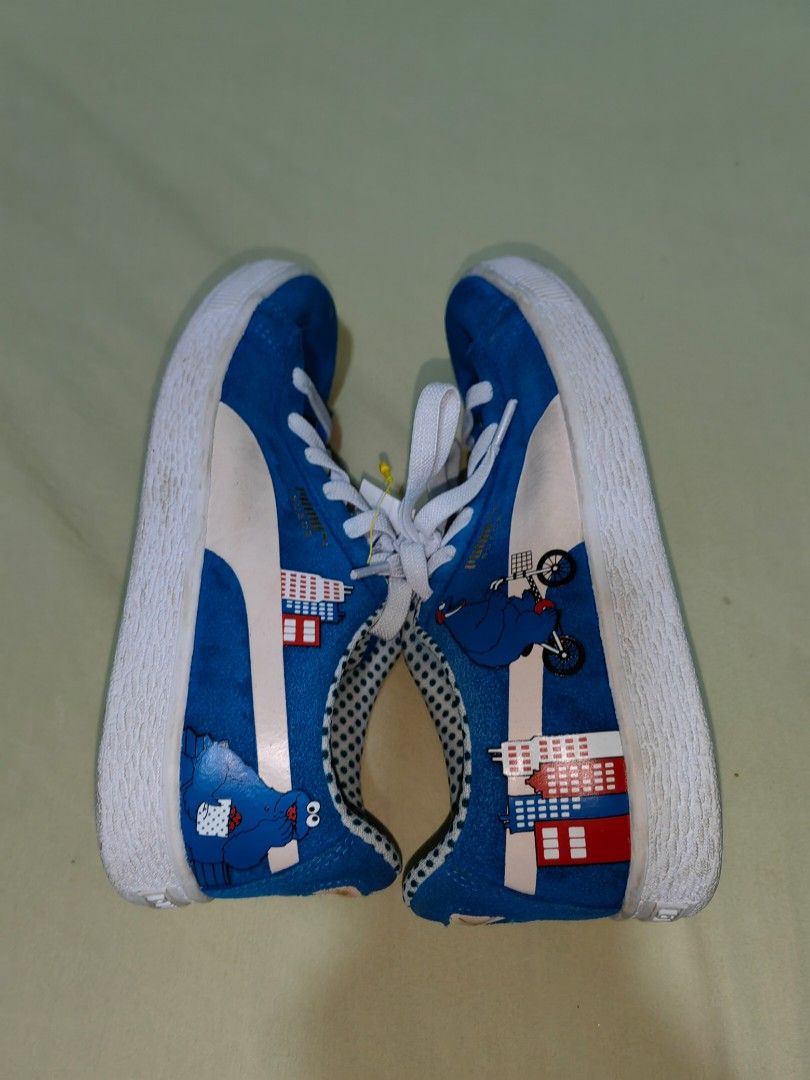 GS Puma Sesame Street 50 Suede shoes Babies Kids Babies Kids Fashion on Carousell